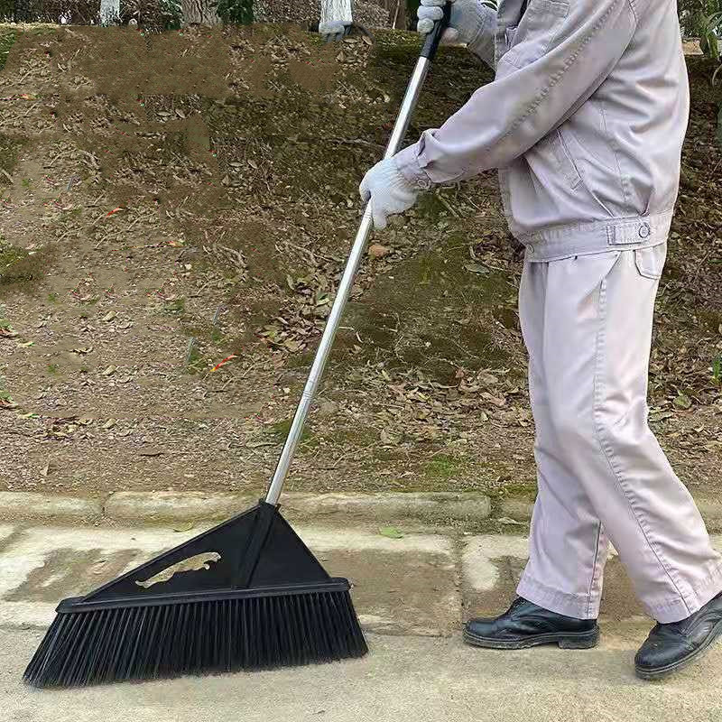 Outdoor Power Broom - Big Dust Broom Garden Long Hand