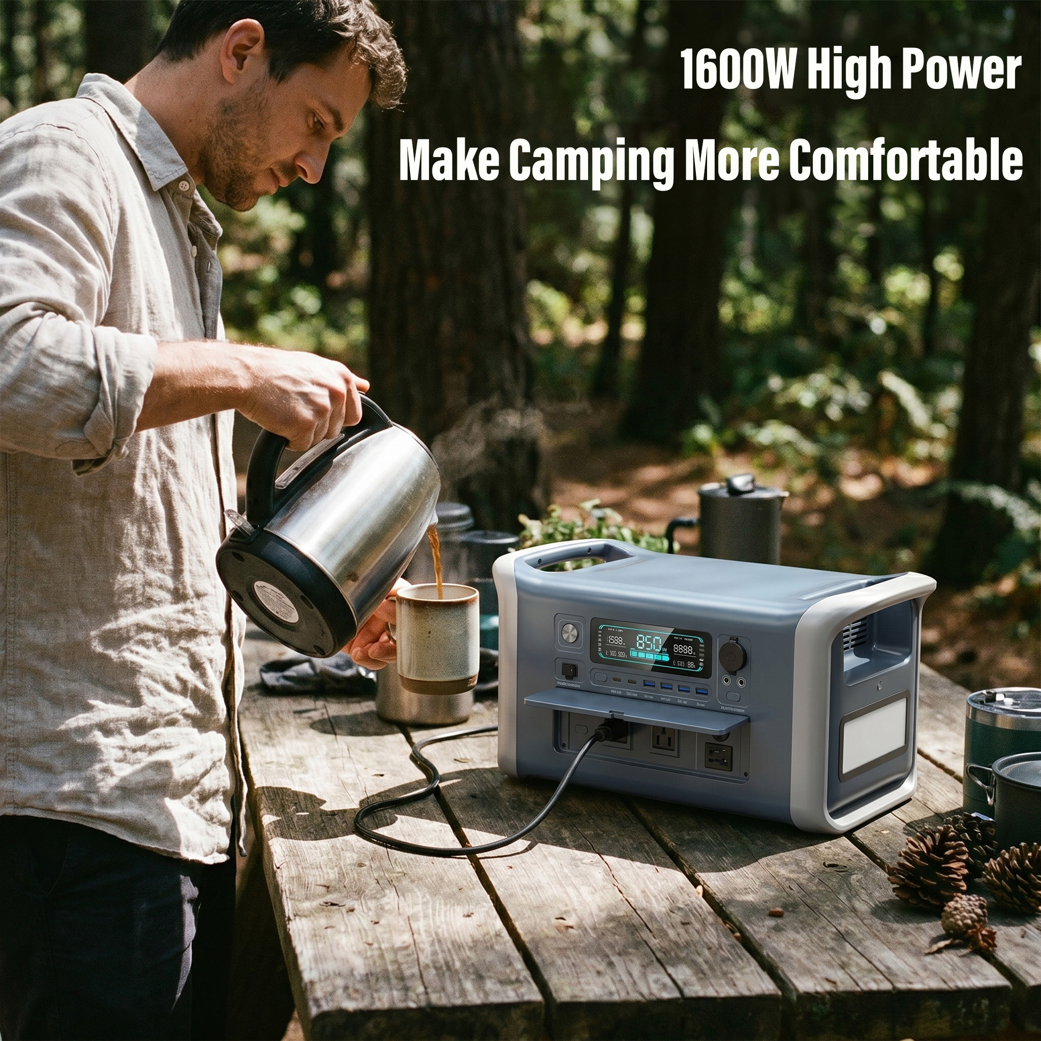 1024Wh Power Bank, LiFePO4 Sol - Ups Power Supply Outdoor recensione e prezzo