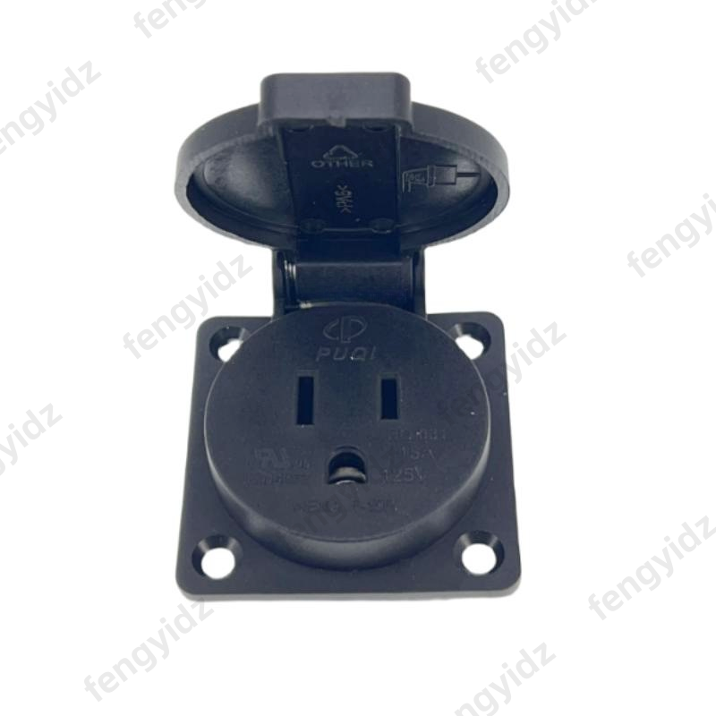 Black 125V 15A 20A IP44 CE Ame - Outdoor Power Receptacle recensione e prezzo