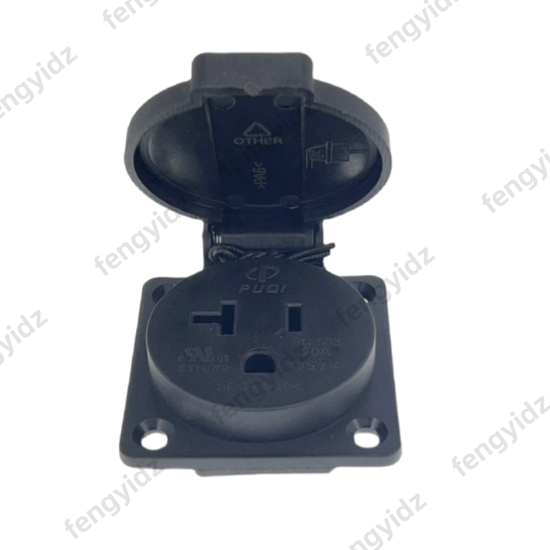 Black 125V 15A 20A IP44 CE Ame - Outdoor Power Receptacle recensione e prezzo