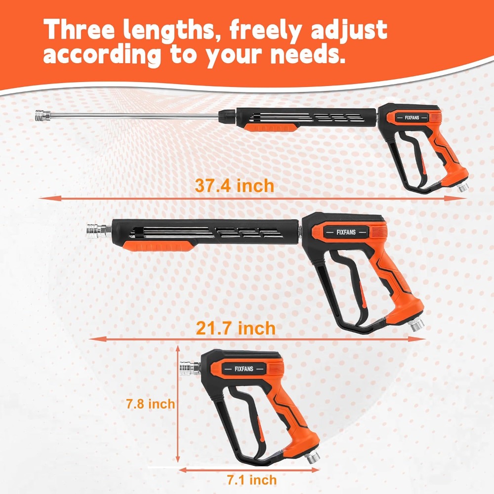50FT High Power Pressure Washe - Power Washer Gun Replacement recensione e prezzo