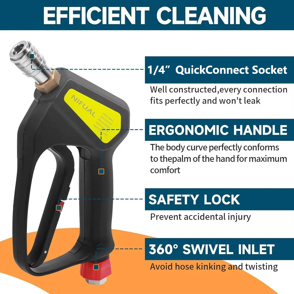 Max 350 Bar 5075 PSI Replaceme - Power Washer Gun Replacement recensione e prezzo