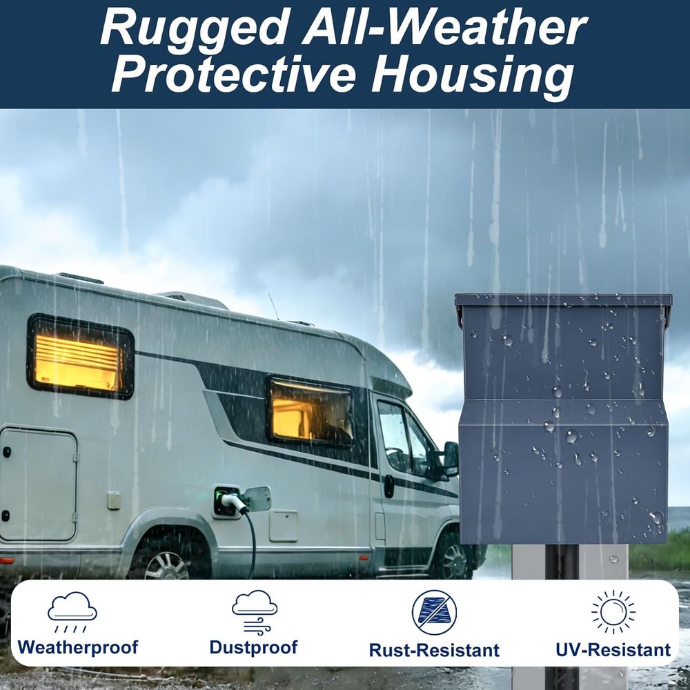 RV Electrical Panel with Break - Outdoor Power Receptacle recensione e prezzo