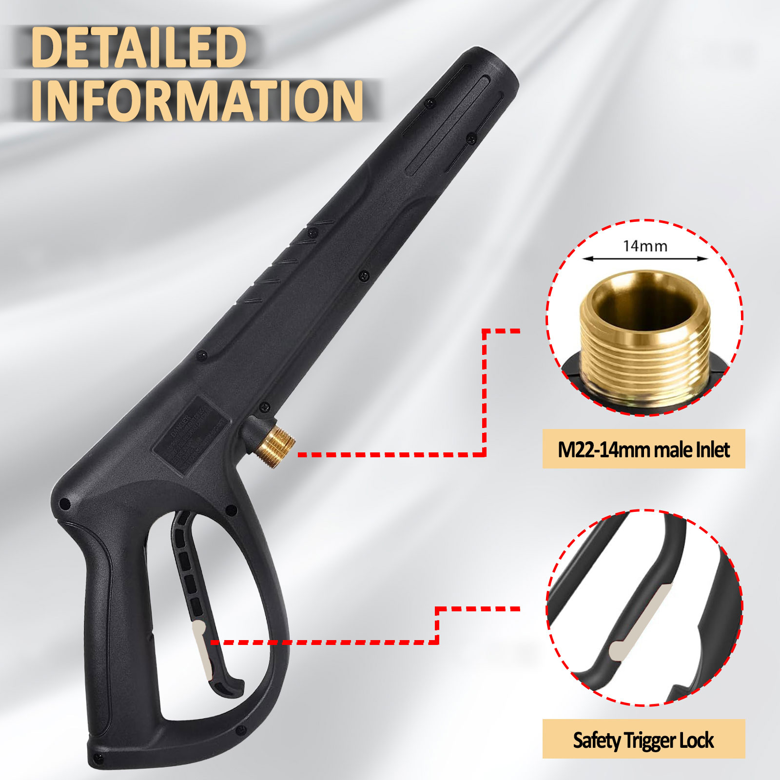 Pressure Washer Gun M22 14MM I - Power Washer Gun Replacement recensione e prezzo