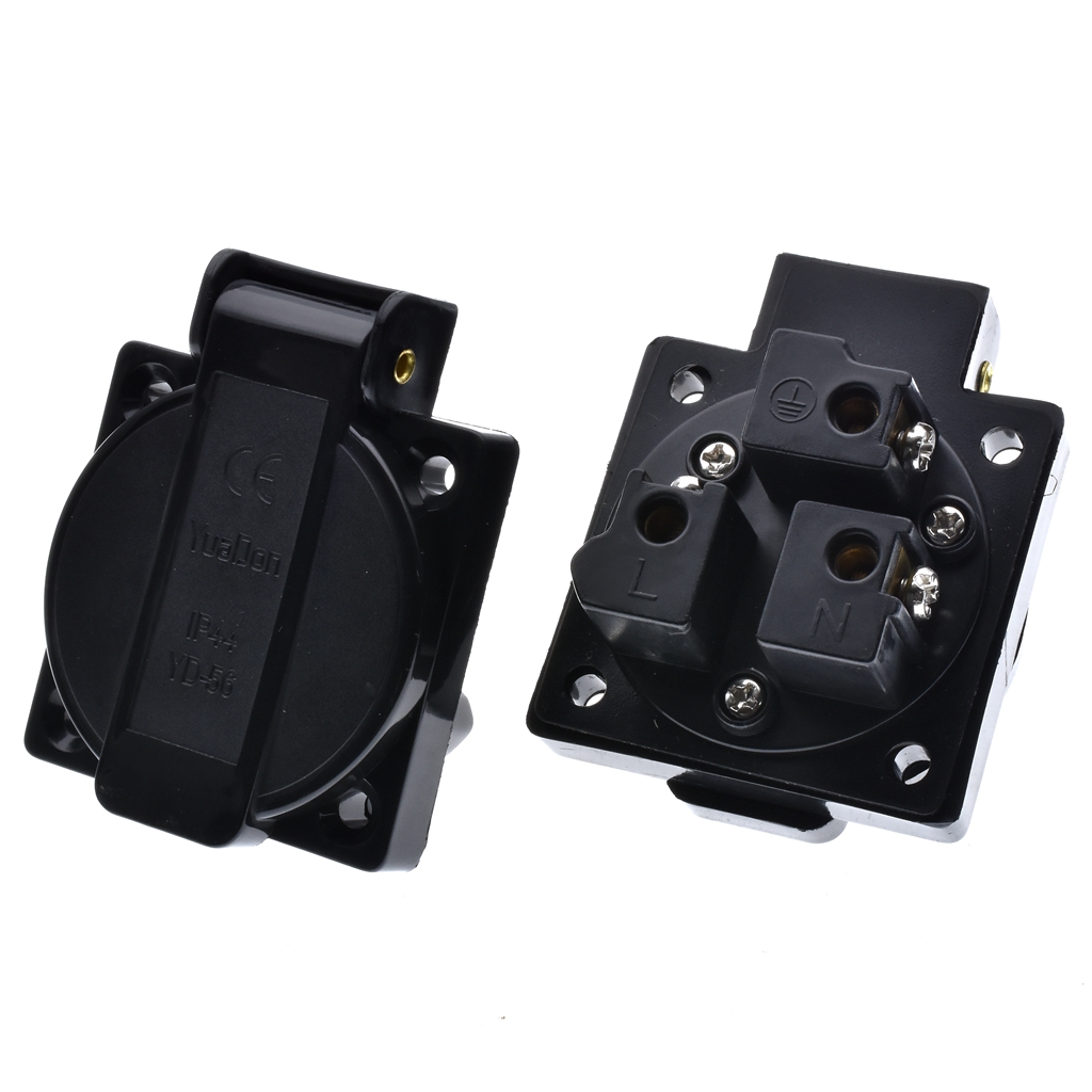 1pcs Britain Black Blue 13A 25 - Outdoor Power Receptacle recensione e prezzo