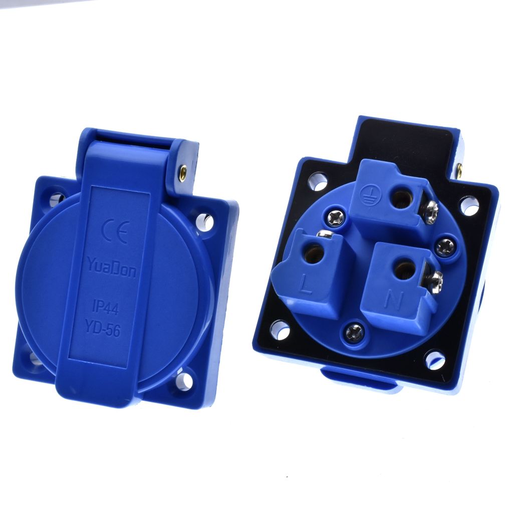 1pcs Britain Black Blue 13A 25 - Outdoor Power Receptacle recensione e prezzo