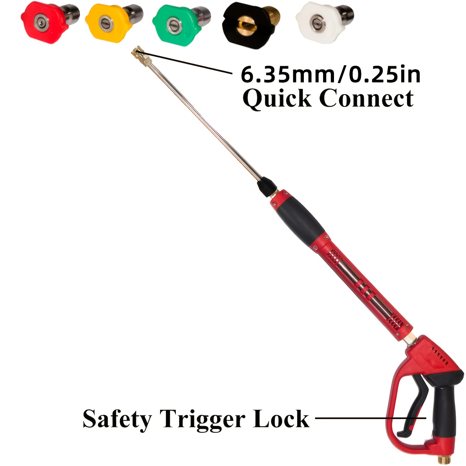 Pressure Washer Gun, Red High  - Power Washer Gun Replacement recensione e prezzo