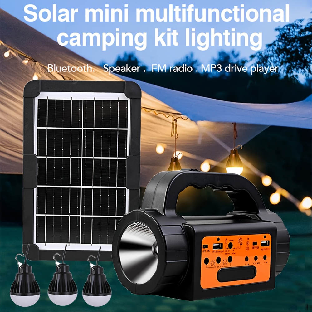 Solar Rechargeable Camping Lig - Outdoor Power Bank recensione e prezzo