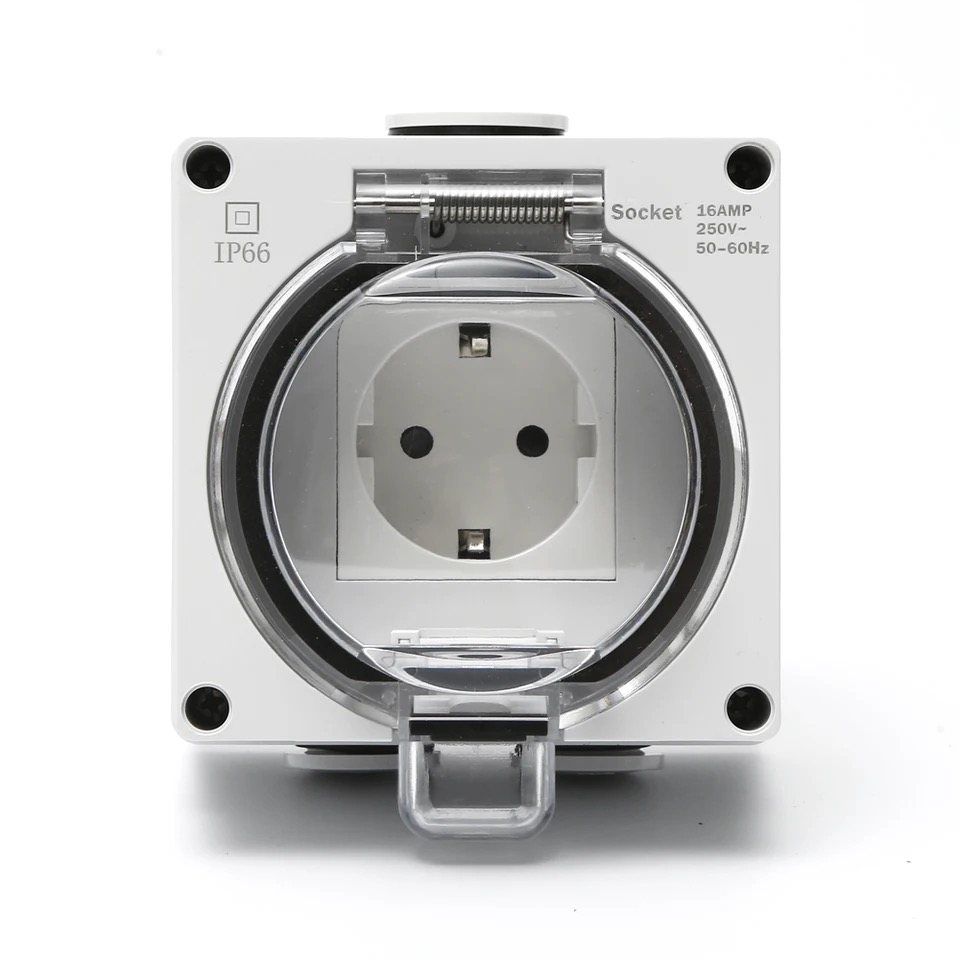 IP66 waterproof power receptac - Outdoor Power Receptacle recensione e prezzo