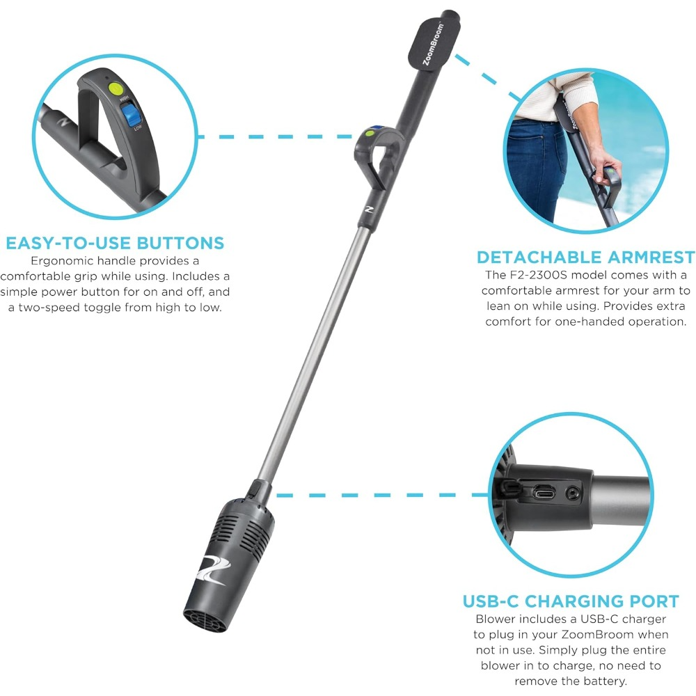 Lightweight Air Broom with Erg - Outdoor Power Broom recensione e prezzo