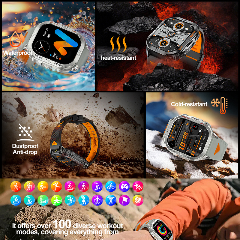 New GPS Smart Watch Men Blueto - Outdoor Power Meter Box recensione e prezzo