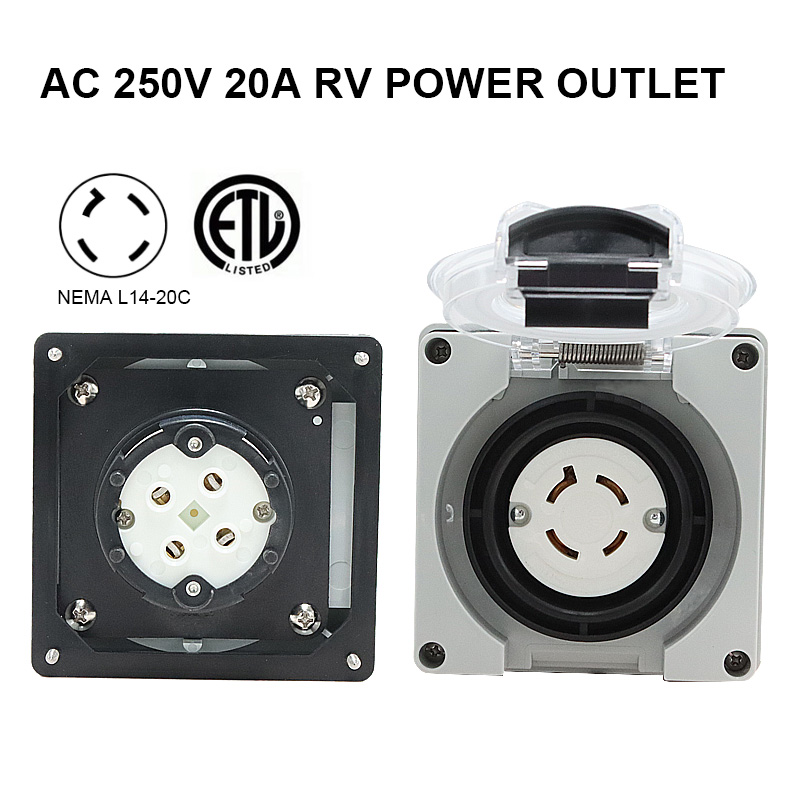 125/250V 20A Generator RV Powe - Outdoor Power Receptacle recensione e prezzo