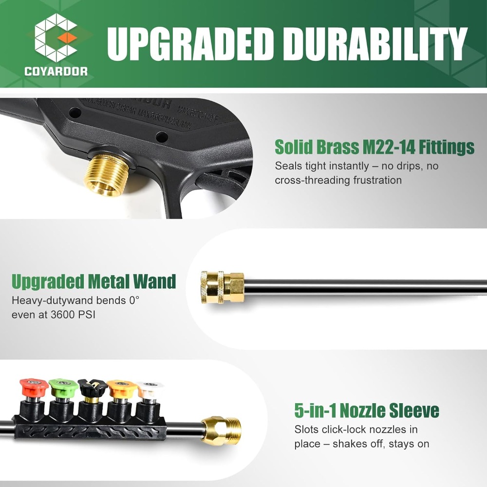 3600 PSI Pressure Washer Gun w - Power Washer Gun Replacement recensione e prezzo