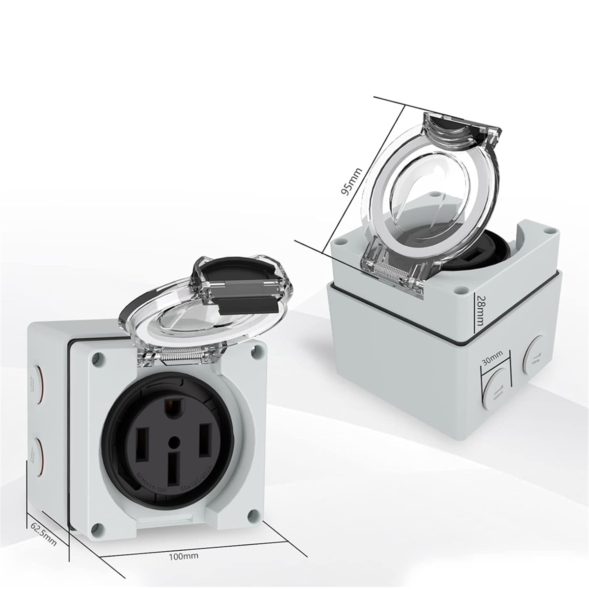 AT16 50Amp Power Outlet Box,12 - Outdoor Power Receptacle recensione e prezzo