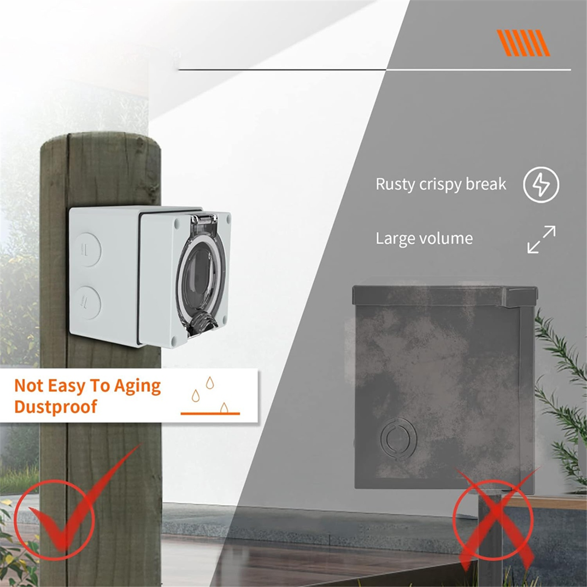 AT16 50Amp Power Outlet Box,12 - Outdoor Power Receptacle recensione e prezzo