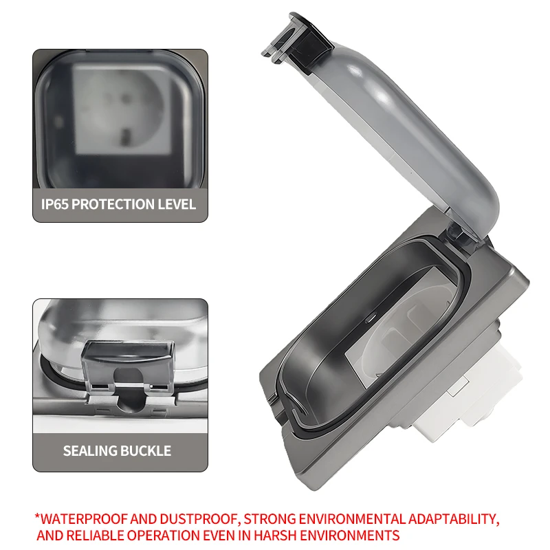 IP65 Waterproof Outdoor Socket - Outdoor Power Receptacle recensione e prezzo