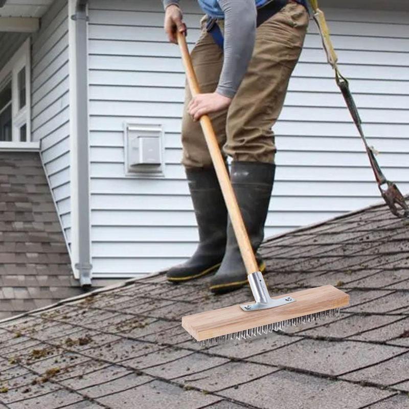 Steel Scrub Brush Widened Rust - Outdoor Power Broom recensione e prezzo