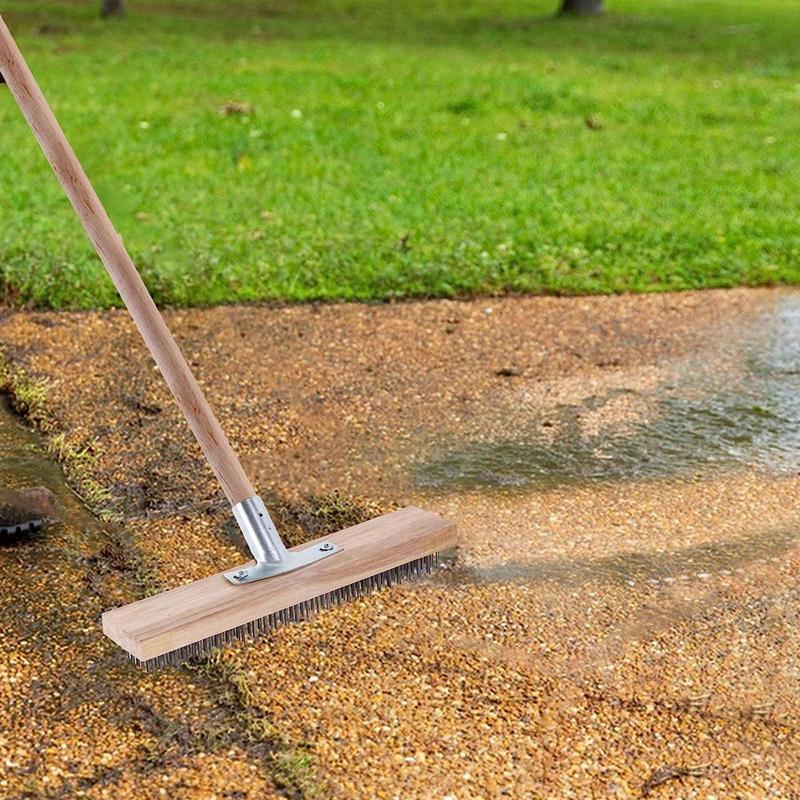 Steel Scrub Brush Widened Rust - Outdoor Power Broom recensione e prezzo