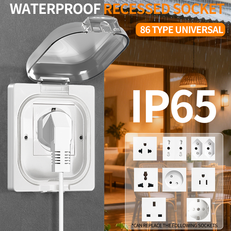 IP65 Waterproof Outdoor Socket - Outdoor Power Receptacle recensione e prezzo