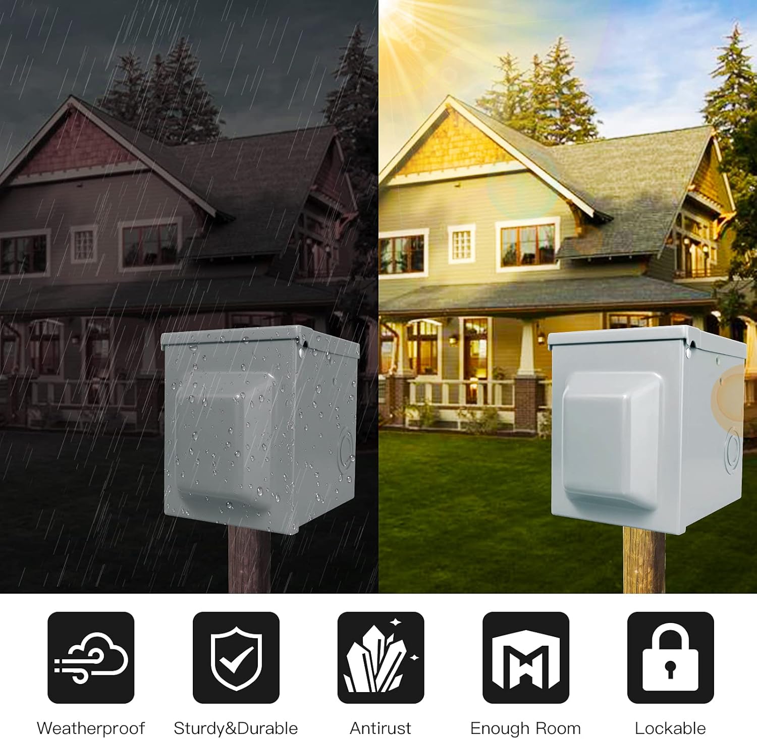30/50 Amp 125/250 Volt RV Powe - Outdoor Power Receptacle recensione e prezzo