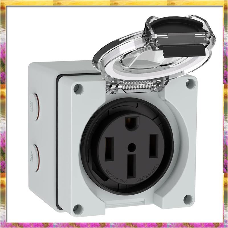 AA46 HOT-50Amp Outdoor Power O - Outdoor Power Receptacle recensione e prezzo