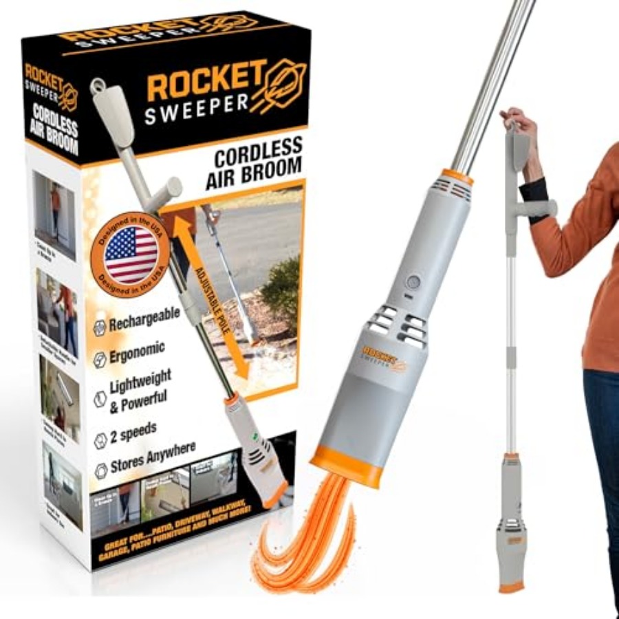 Rocket Sweeper Cordless Air Br - Outdoor Power Broom recensione e prezzo