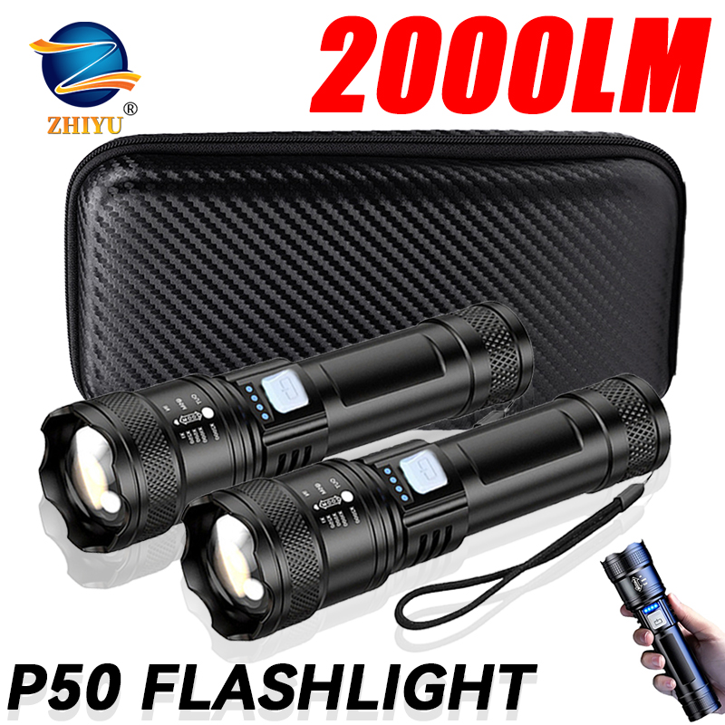 Tactical LED Flashlight 2000LM - Outdoor Power Bank recensione e prezzo